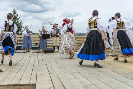 Wiślański Wygón Łowiec - występ Zespołu Regionalnego "Wisła""